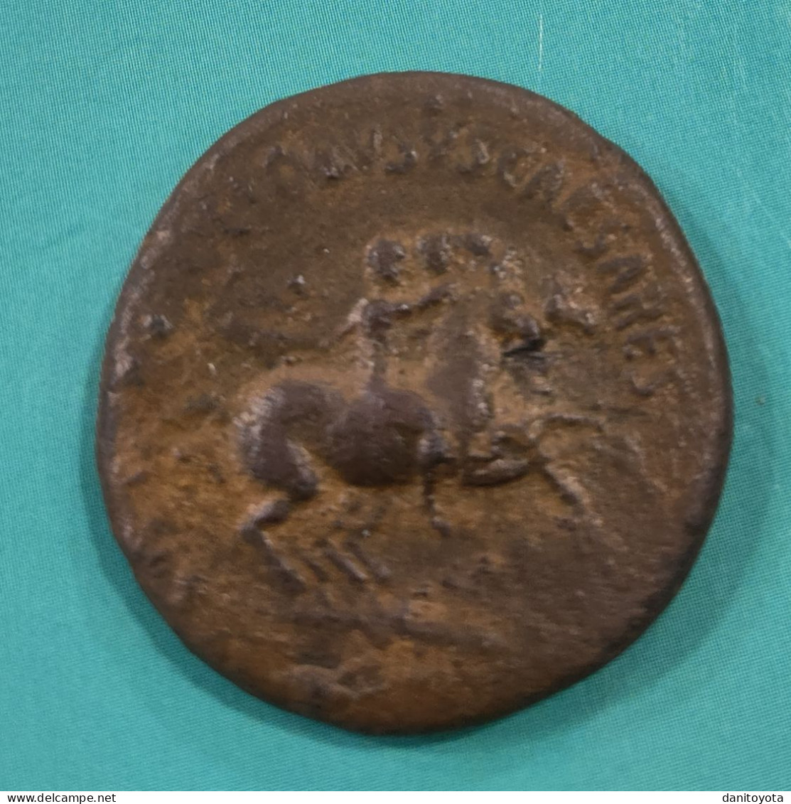 IMPERIO ROMANO. NERON Y DRUSO. AÑO 40/41 DC.  DUPONDIO. PESO 16.8 GR. REF 15 - Die Julio-Claudische Dynastie (-27 / 69)