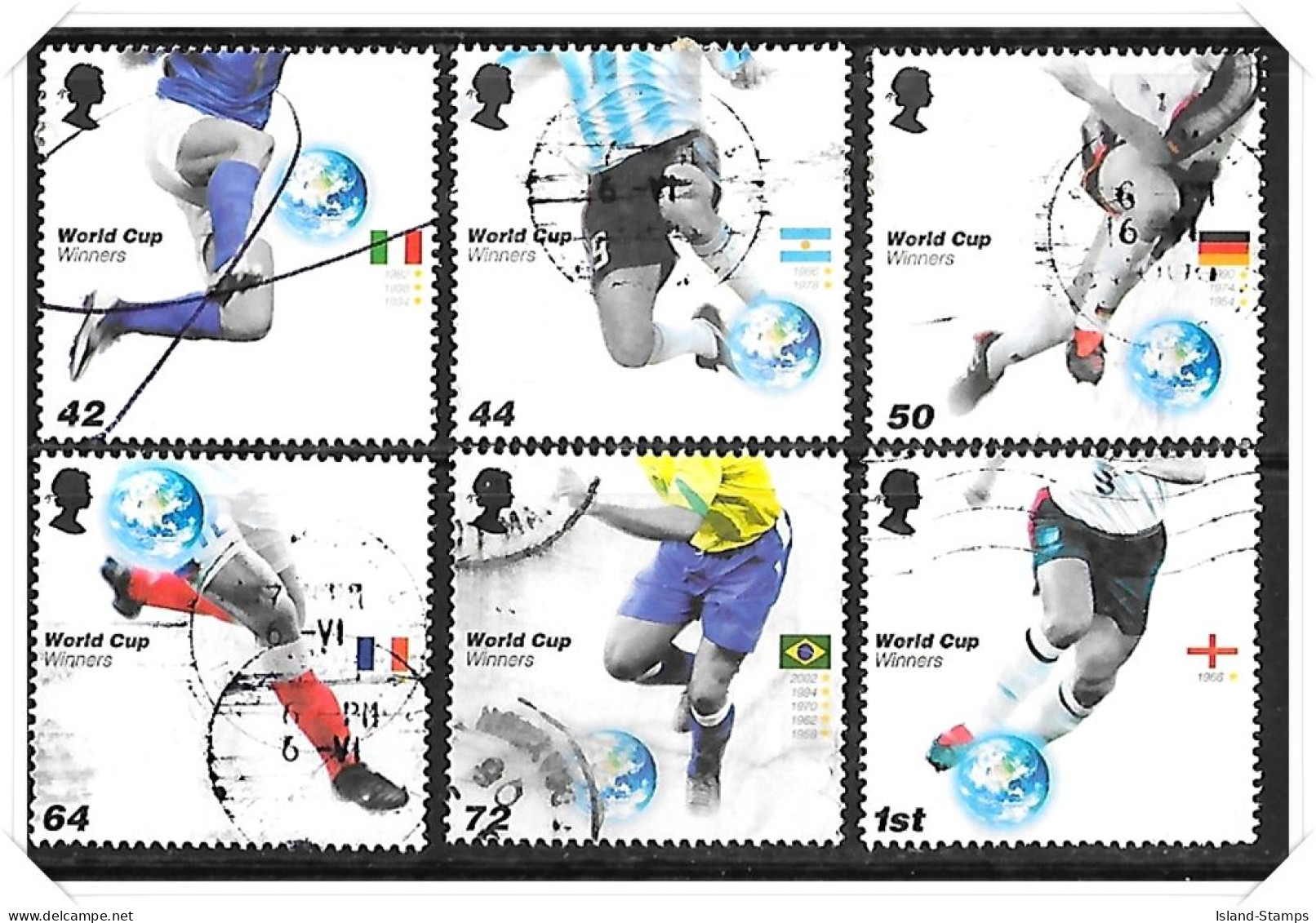 2006 World Cup Used Set HRD2-C - Used Stamps