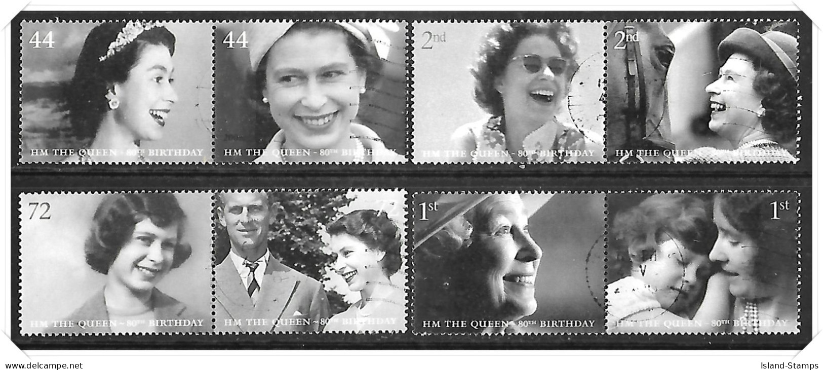2006 Queen's 80th Birthday Used Set HRD2-C - Usados