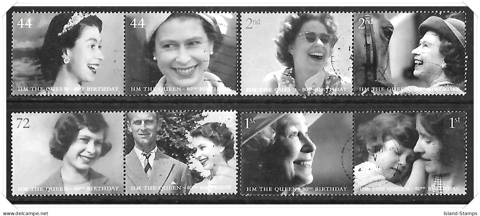 2006 Queen's 80th Birthday Used Set HRD2-C - Gebraucht