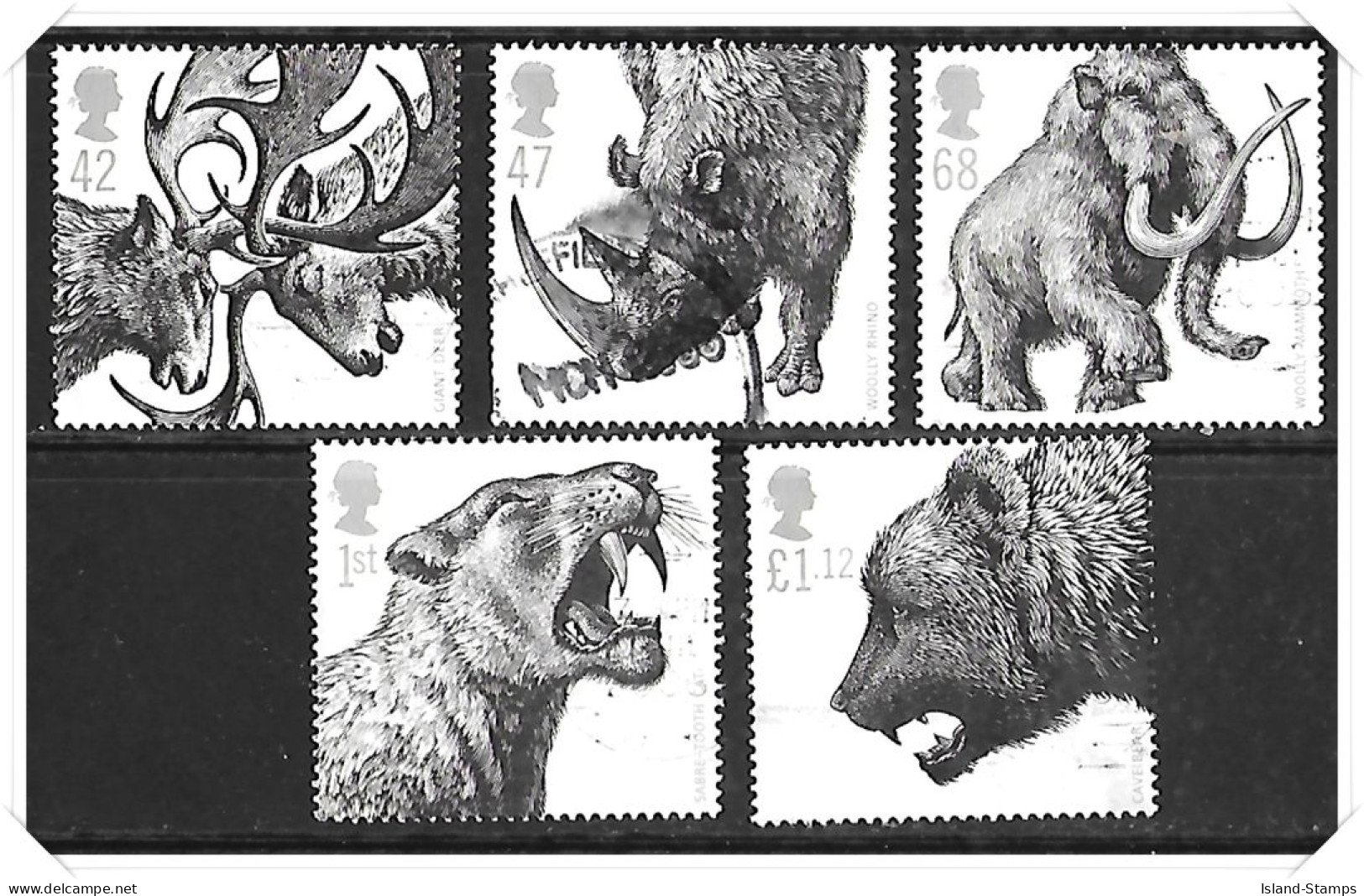 2006 Ice Age Animals Used Set HRD2-C - Used Stamps