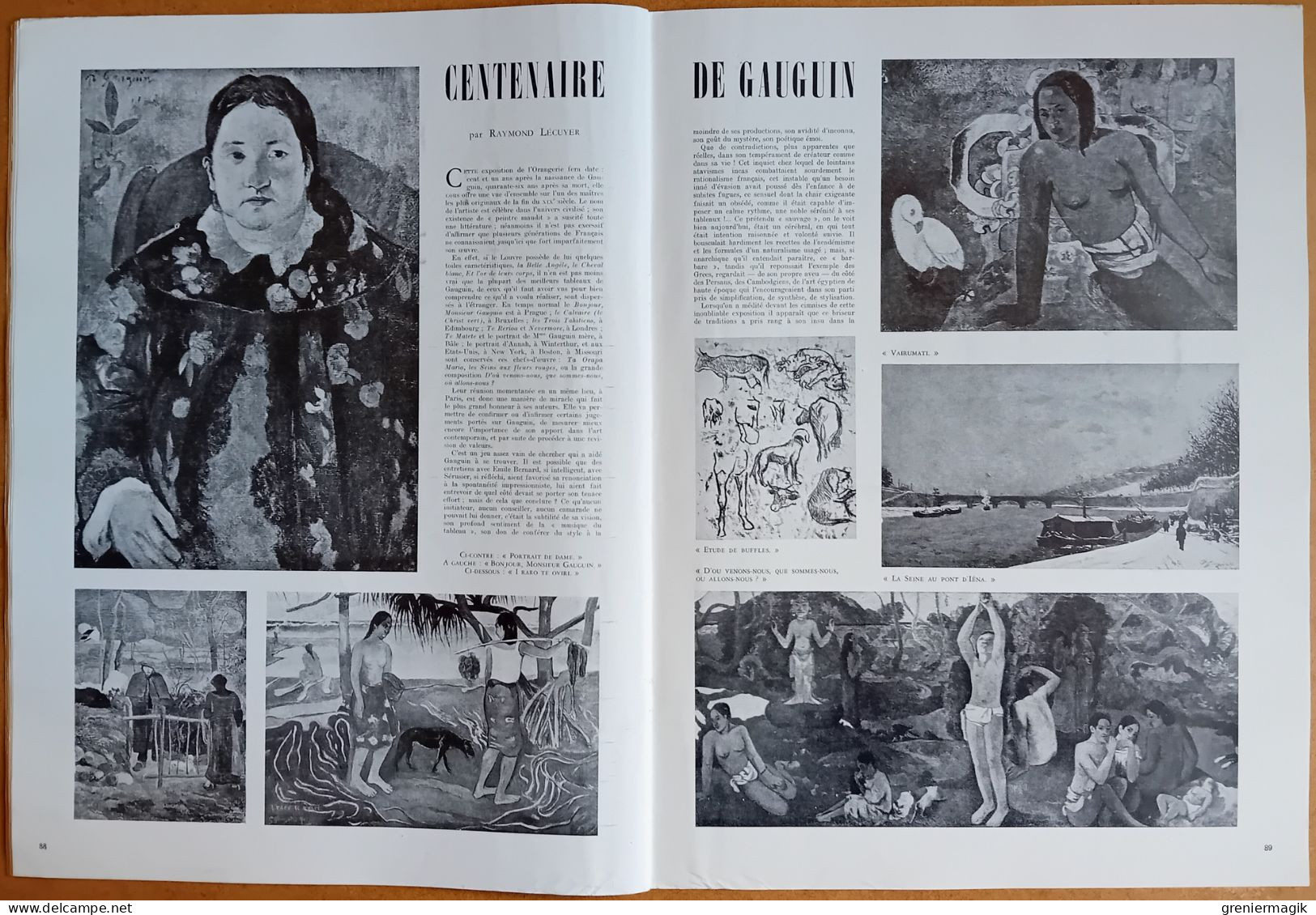 France Illustration N°197 23/07/1949 Exercice "Verity"/Syrie/Crémations royales à Bali/Musée Bourdelle/Chemins de fer