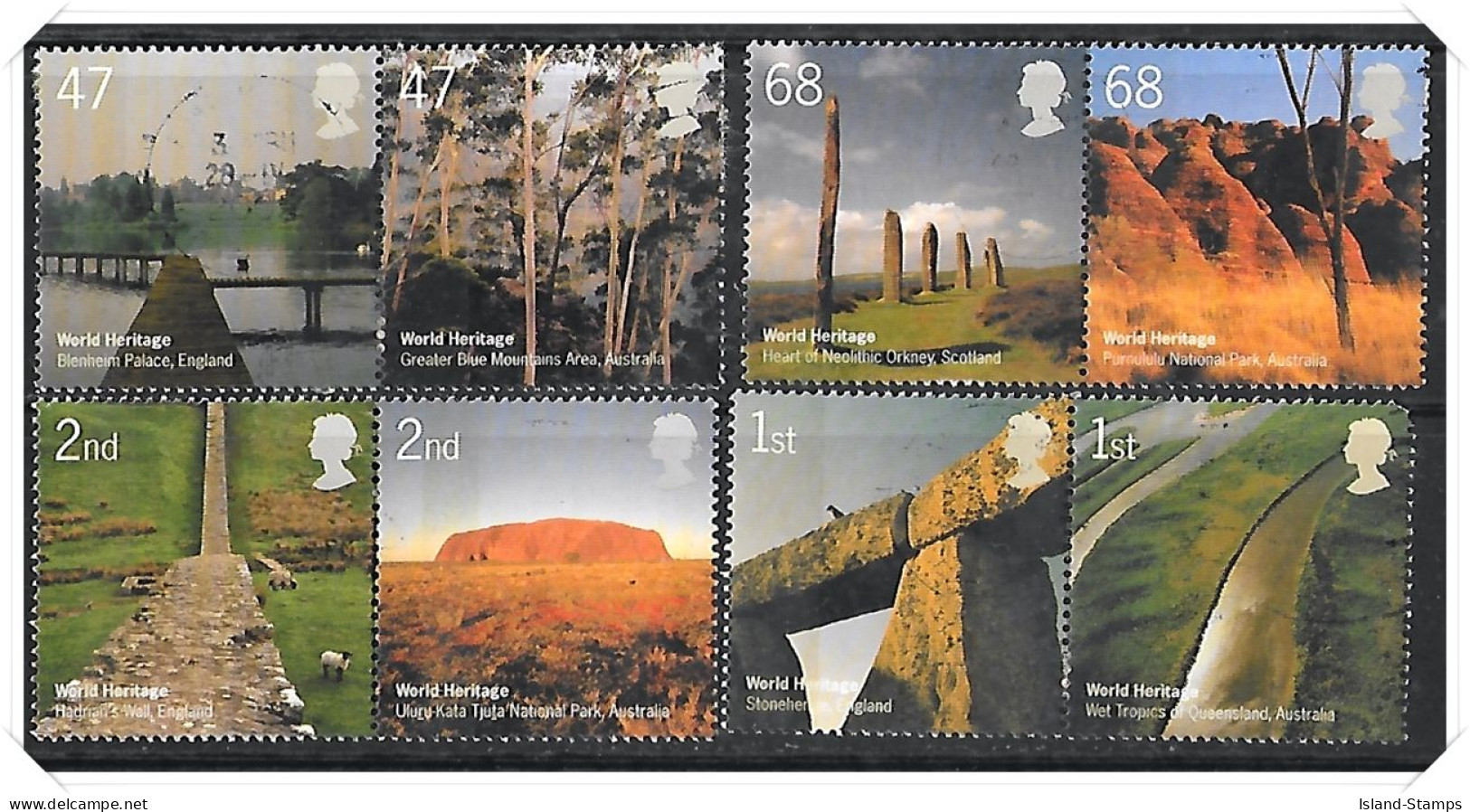 2005 World Heritage Sites Used Set HRD2-C - Used Stamps
