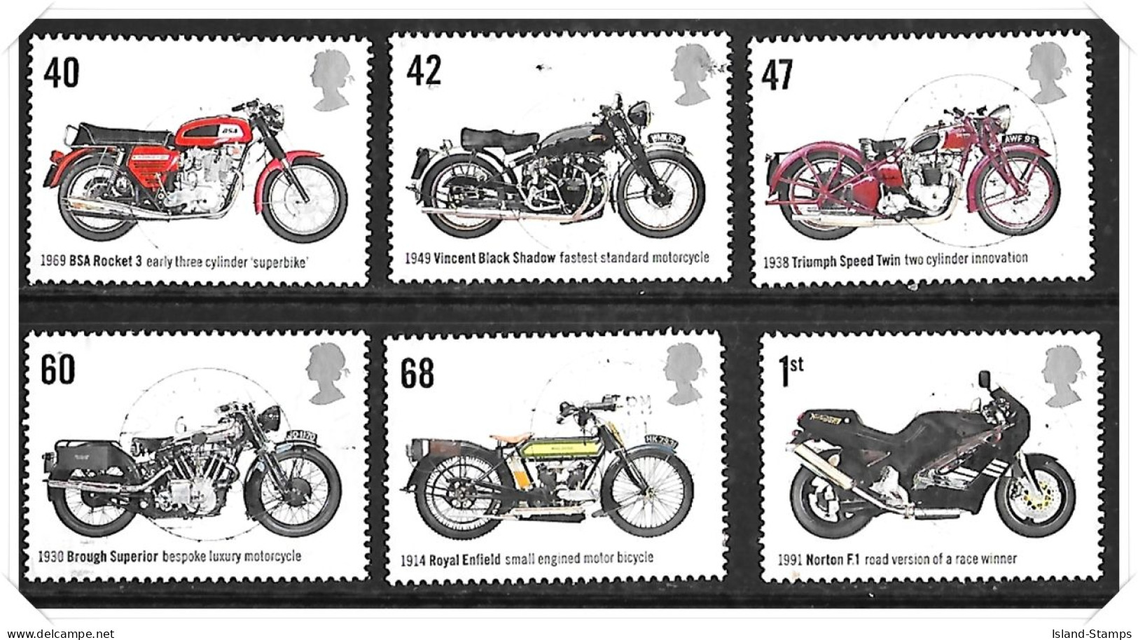 2005 Motor Cycles Used Set HRD2-C - Used Stamps