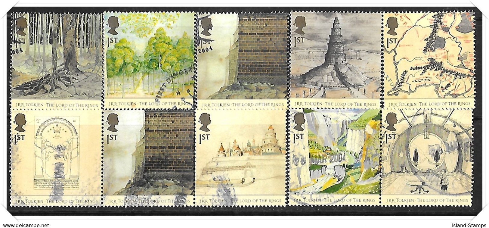 2004 Tolkien Used Set HRD2-C - Used Stamps