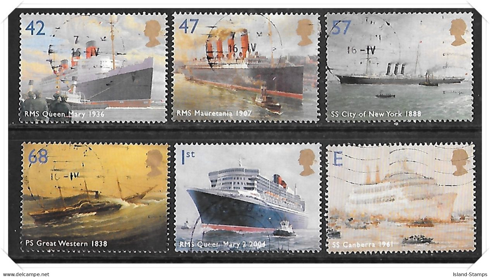 2004 Ocean Liners Used Set HRD2-C - Used Stamps