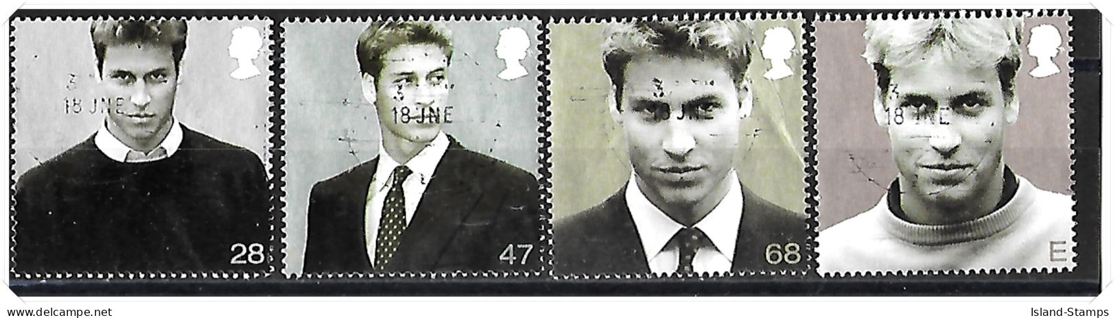 2003 Prince William's 21st Birthday Used Set HRD2-C - Used Stamps