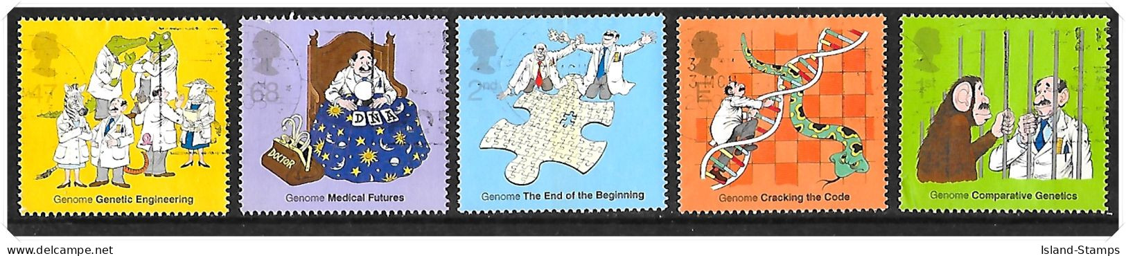 2003 Discovery Of DNA Used Set HRD2-C - Used Stamps