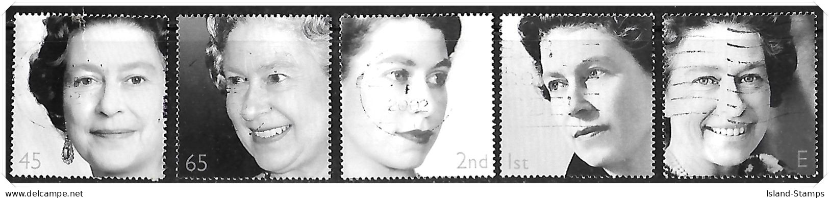 2002 Golden Jubilee Used Set HRD2-C - Used Stamps