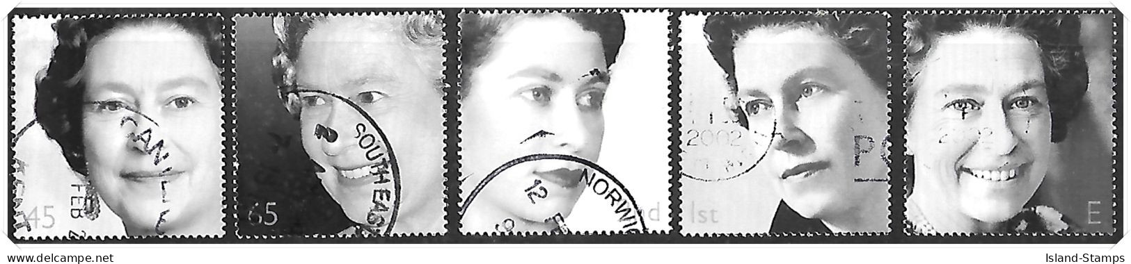 2002 Golden Jubilee (2) Used Set HRD2-C - Used Stamps