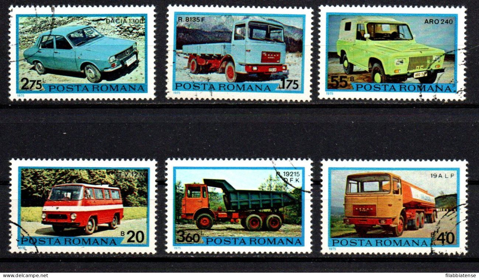 1975 - Romania 2928/33 Veicoli Rumeni    ----- - Used Stamps