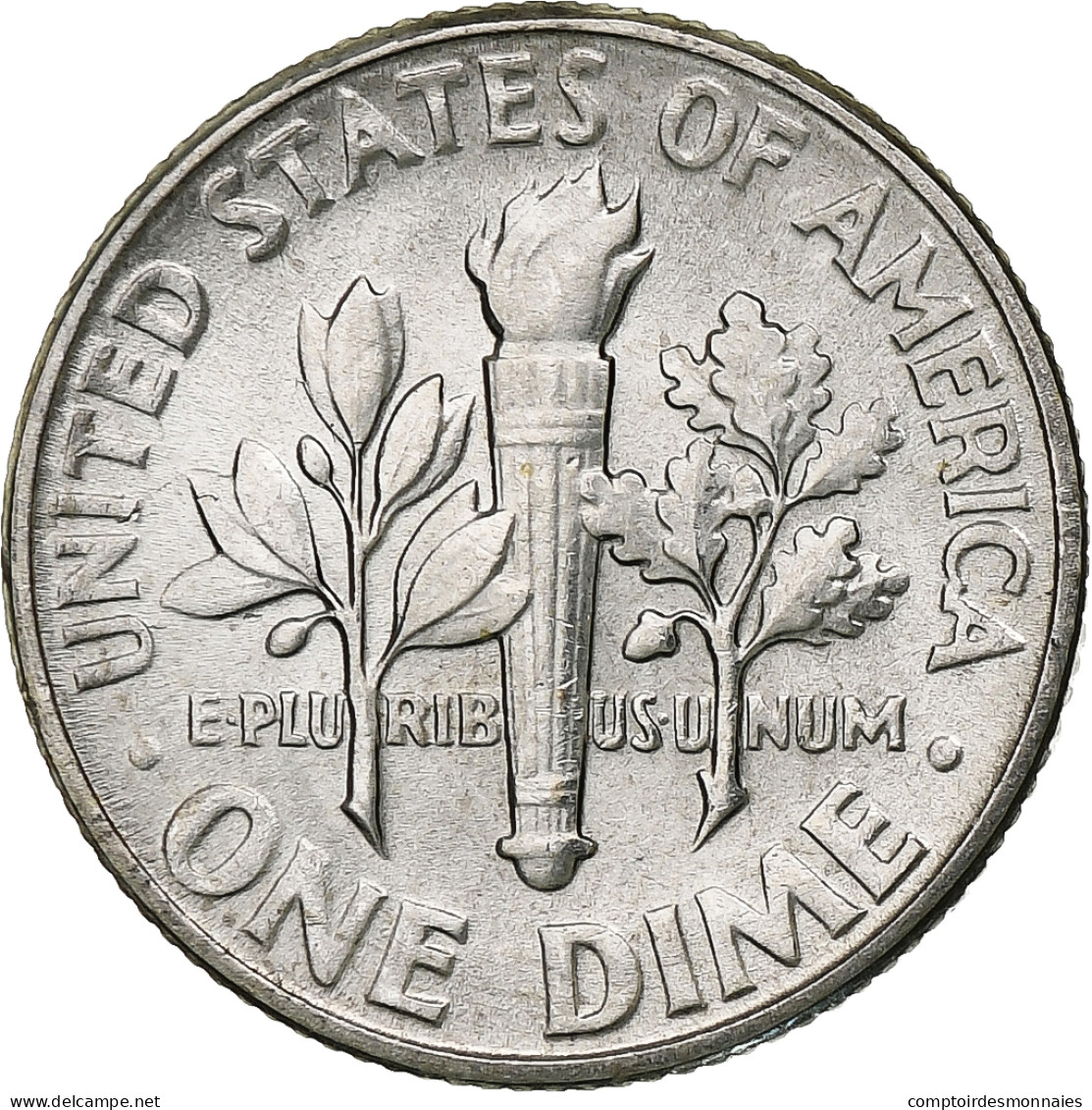 États-Unis, Dime, Roosevelt Dime, 1955, U.S. Mint, BU, Argent, SPL, KM:195 - 1946-...: Roosevelt