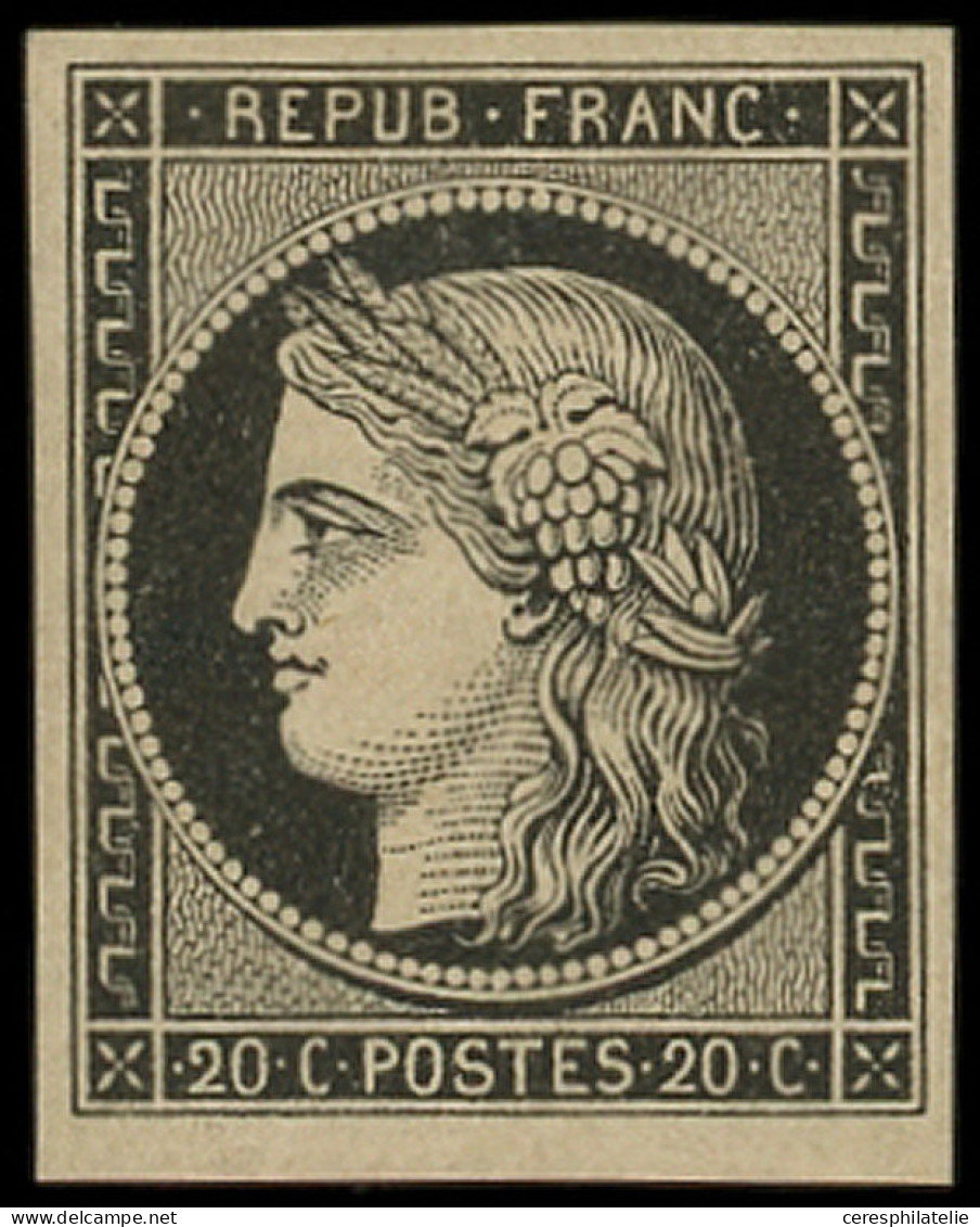 * EMISSION DE 1849 - 3    20c. Noir Sur Jaune, Frais, TB - 1849-1850 Ceres