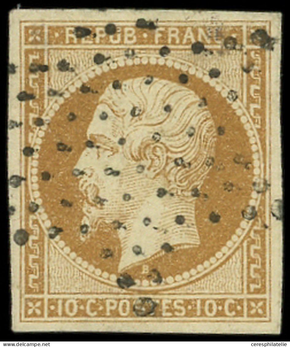 PRESIDENCE - 9    10c. Bistre-jaune, Obl. ETOILE, TB/TTB. C - 1852 Louis-Napoléon