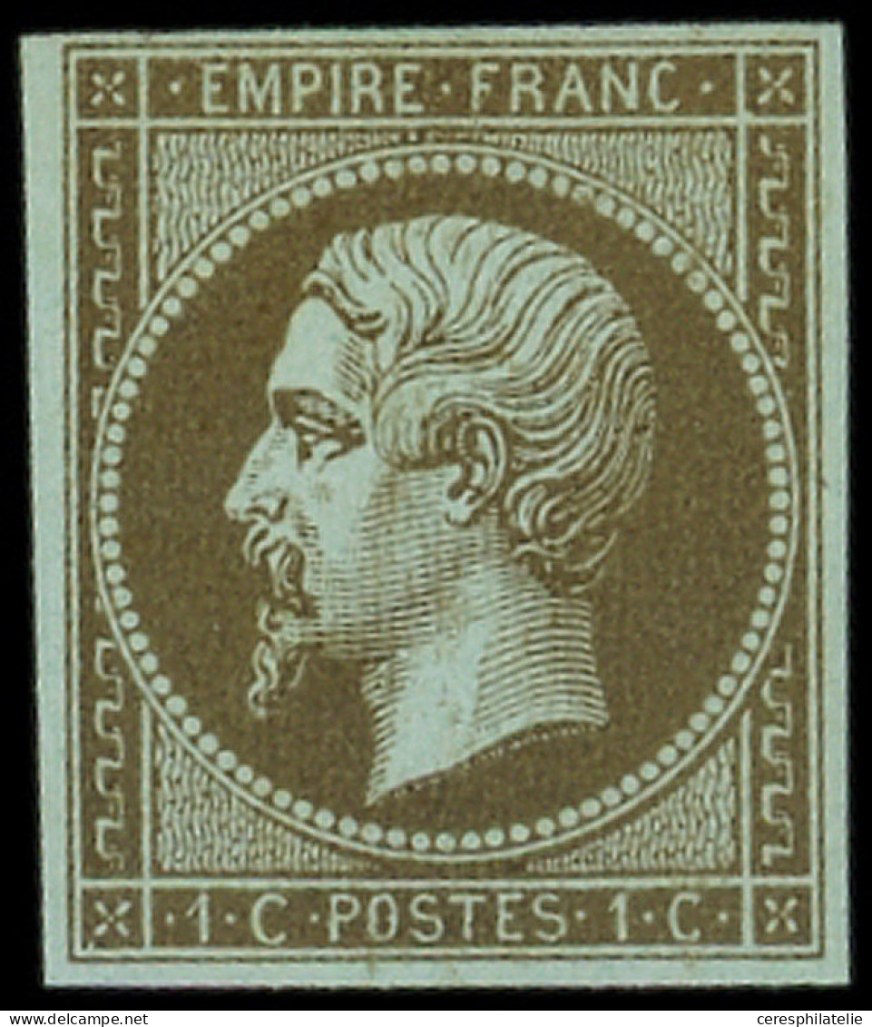 ** EMPIRE NON DENTELE - 11c   1c. MORDORE, TB - 1853-1860 Napoléon III