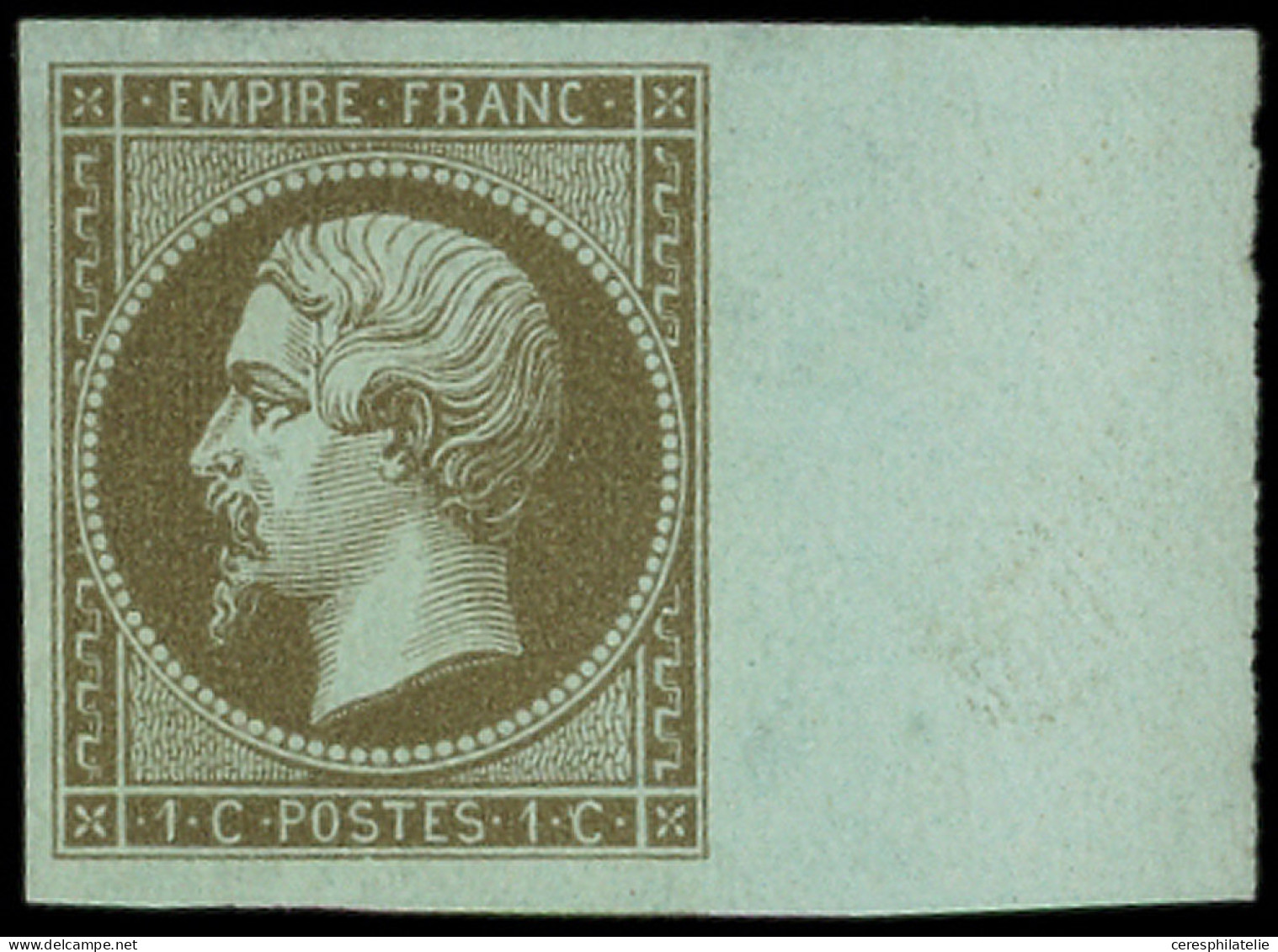 * EMPIRE NON DENTELE - 11c   1c. MORDORE, Bdf, Inf. Ch., TB - 1853-1860 Napoléon III