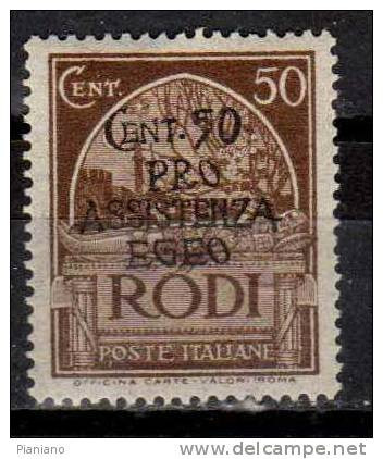 PIA - EGEO - 1943 : Occupazione Tedesca : Pro Assistenza Egeo  - (SAS  123) - Egée (Occ. Allemande)