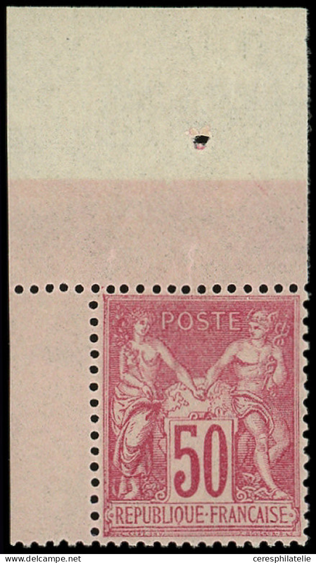 ** TYPE SAGE - 104  50c. Rose, Cdf, Centrage Parfait, Superbe - 1898-1900 Sage (Type III)