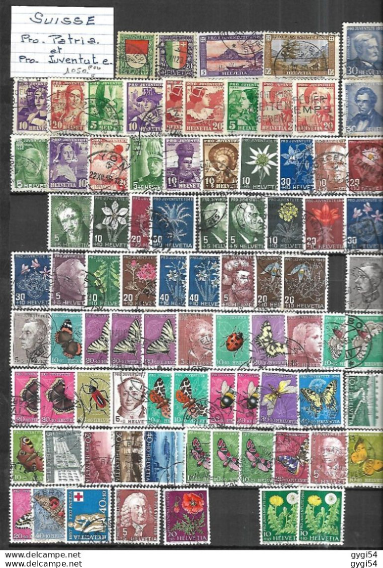 VRAC SUISSE Pro Patria Et Pro Juventute - Lots & Kiloware (mixtures) - Max. 999 Stamps