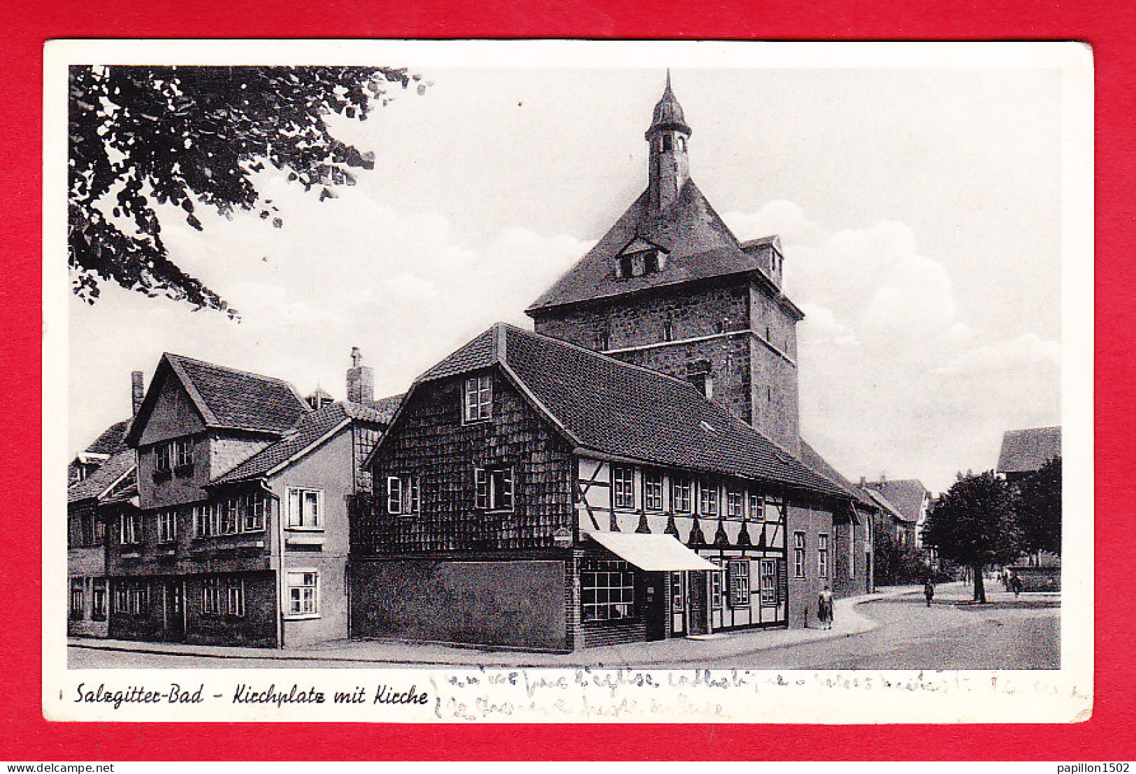 E-Allemagne-518P120  SALZGITTER BAD, Kirchplatz Mit Kirche, BE - Salzgitter