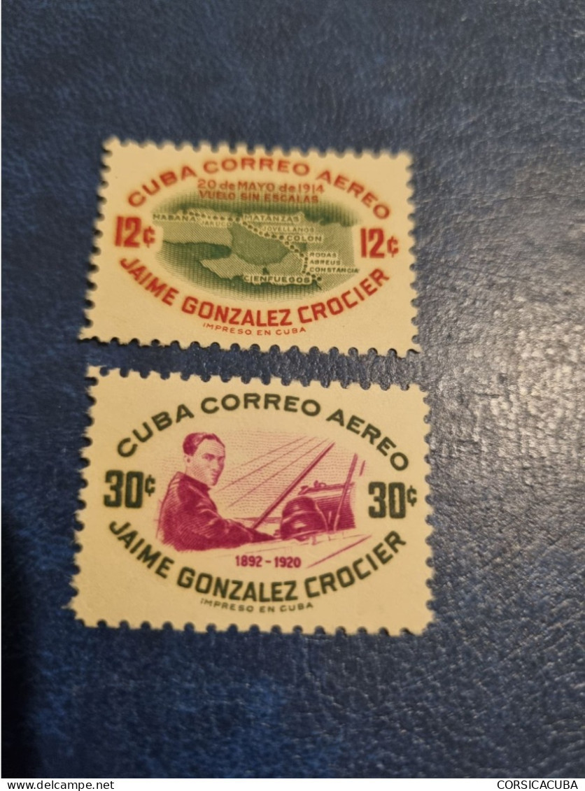 CUBA  NEUF  1955   AVIADOR  JAIME  GONZALEZ  CROCIER      //  PARFAIT  ETAT  //  1er  CHOIX  // - Nuevos