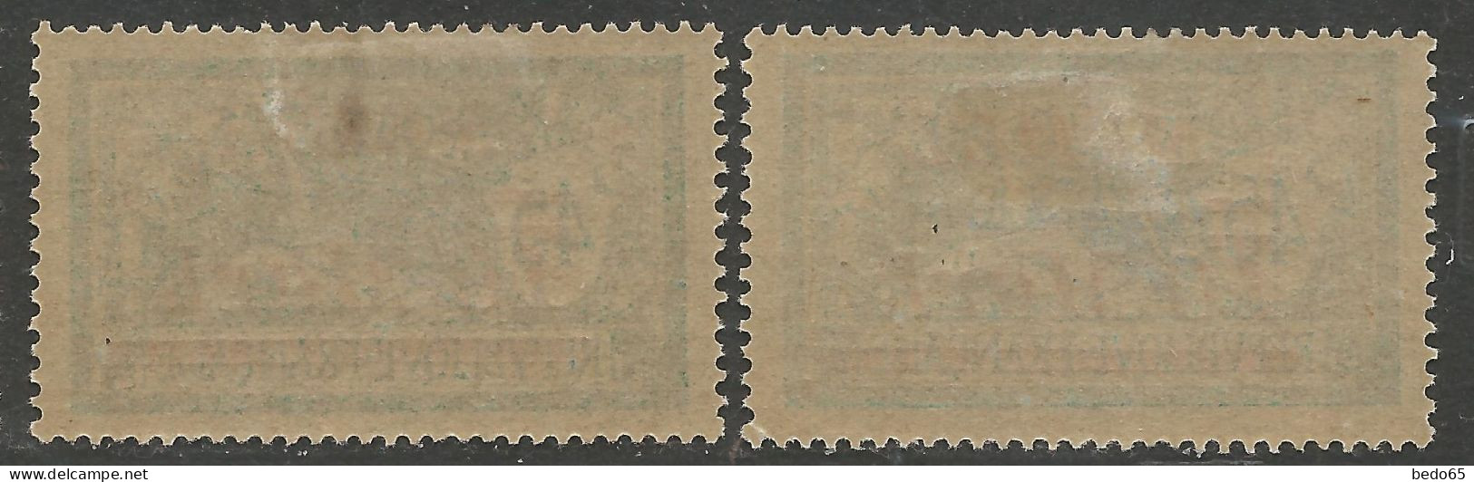MEMEL  N° 89 Et 89 Variétée 10 Et Mark Espcée De 2.3 Mm  NEUF*  CHARNIERE  / Hinge / MH - Unused Stamps
