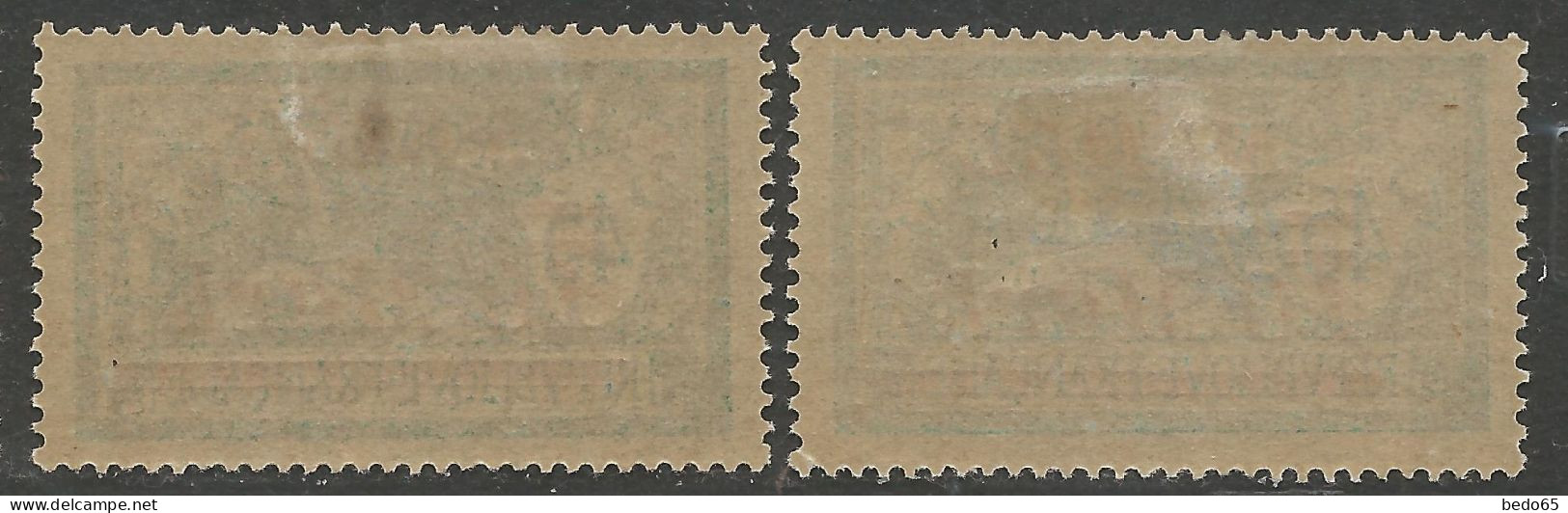 MEMEL  N° 89 Et 89 Variétée 10 Et Mark Espcée De 2.3 Mm  NEUF*  CHARNIERE  / Hinge / MH - Neufs