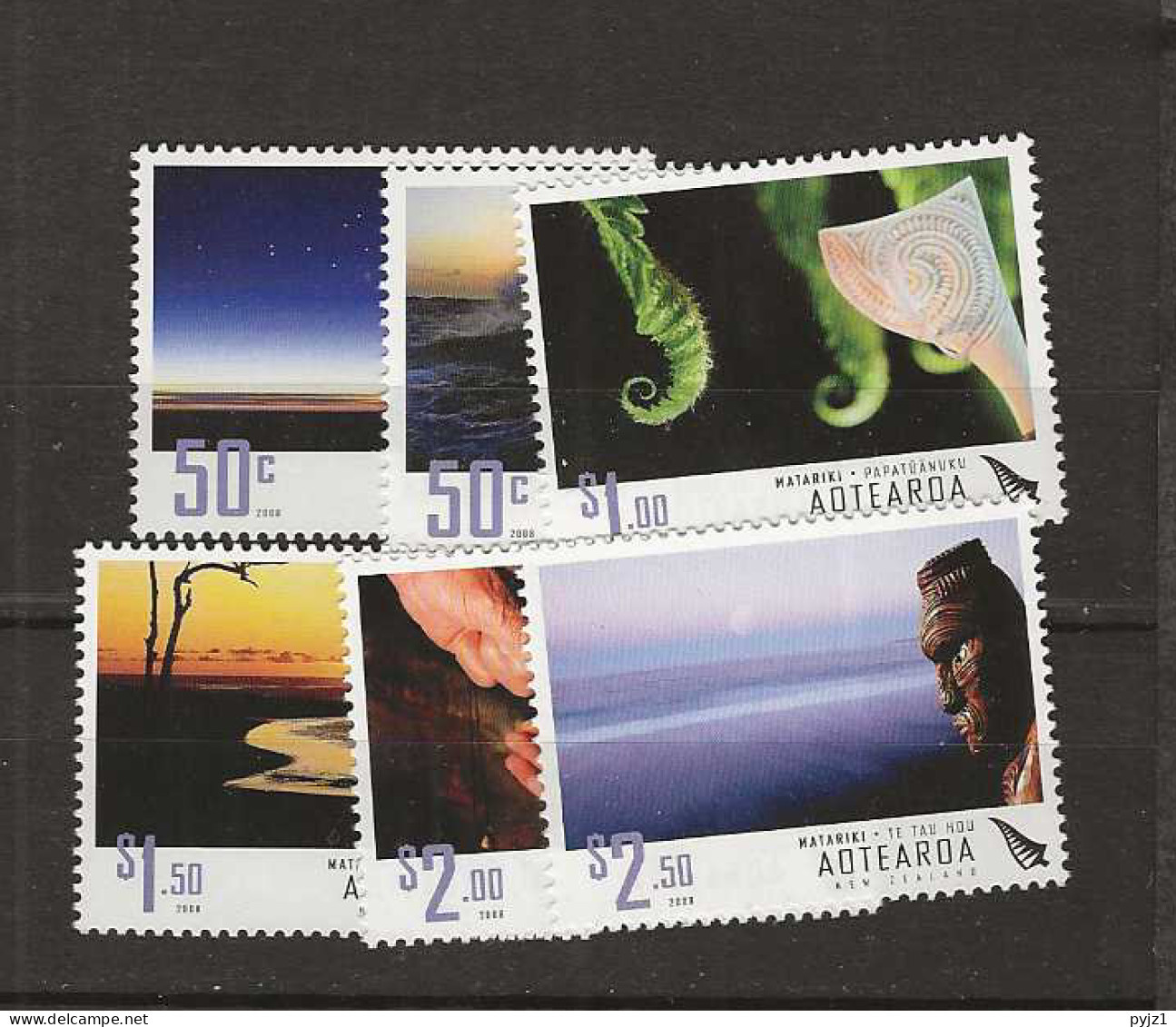 2008 MNH New Zealand Mi 2503-08 Postfris** - Neufs