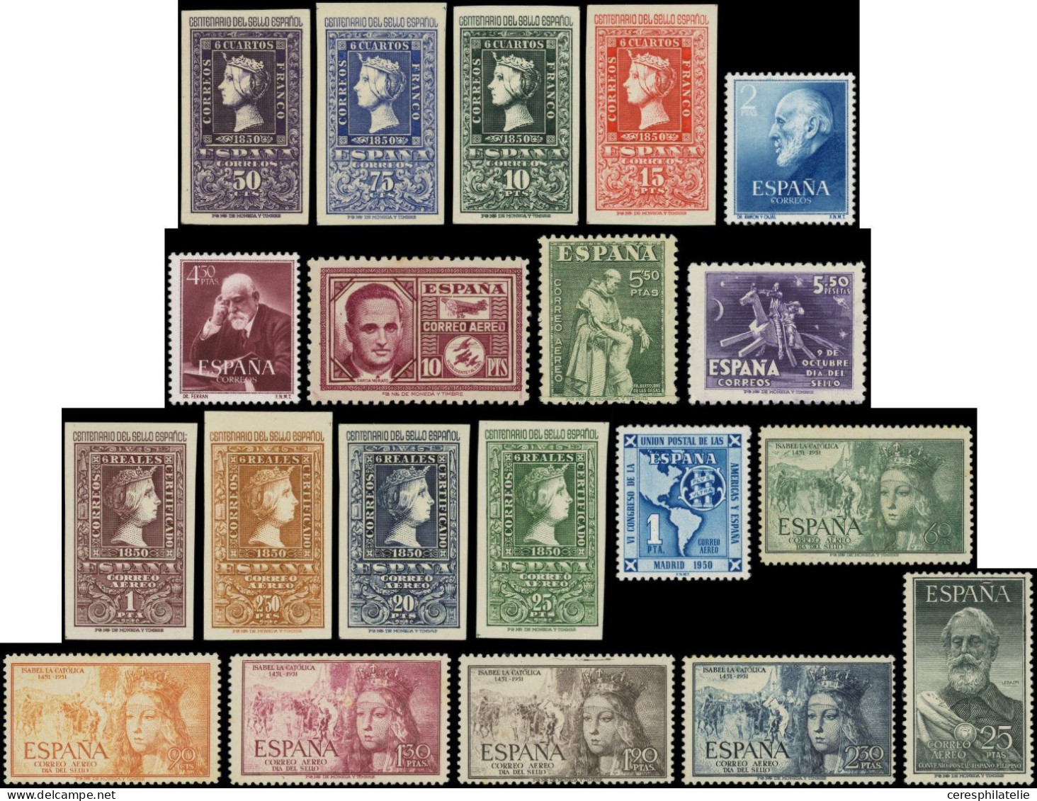 * ESPAGNE 802/05, 832/33, PA 232, 234/35, 242/45, 257/61 Et 262 : TB - Unused Stamps