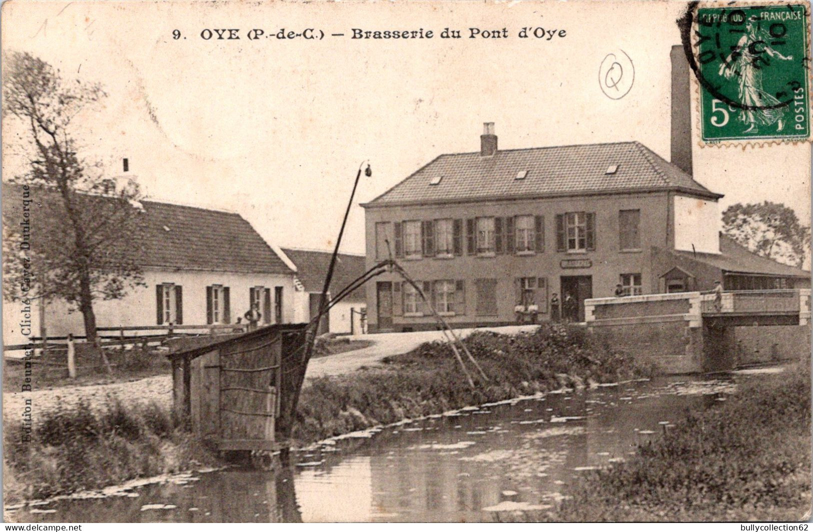 CPA - SELECTION - OYE PLAGE -   Brasserie Du Pont D'Oye - Oye Plage