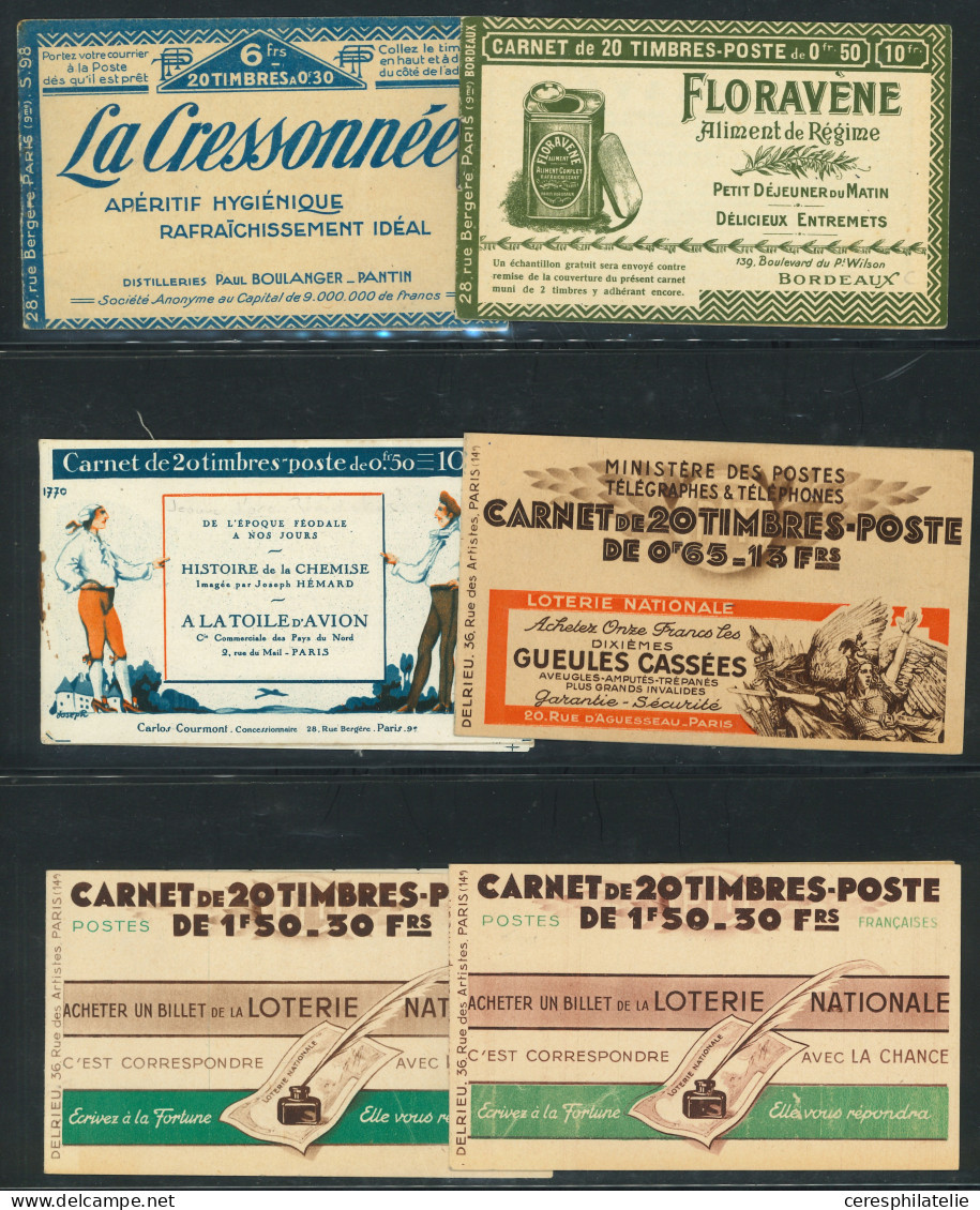 Lot De 10 Carnets Défx Entre N°137 Et 517 + 2 Carnets Incomplets Non Comptés, B/TB - Collections