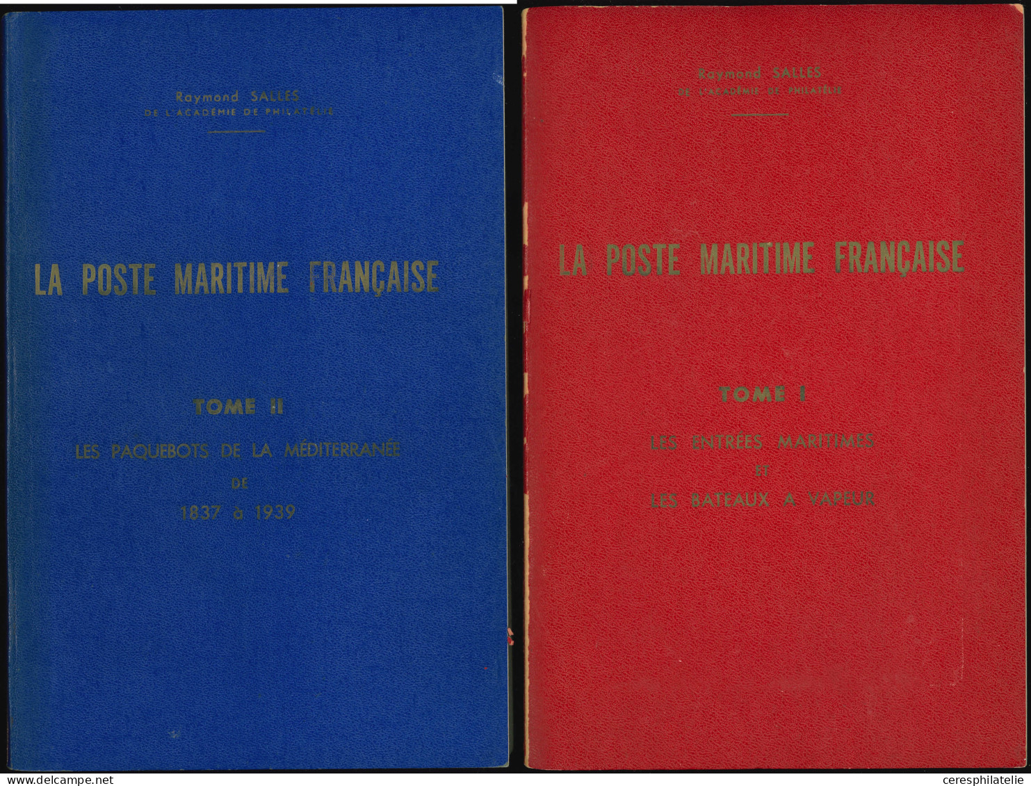 Salles, La Poste Maritime Française, Tome I à IX, Complet, TB - Autres & Non Classés