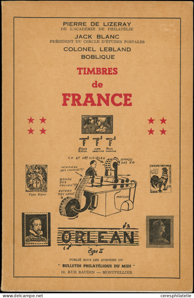 Timbres De France De Lizeray, Blanc, Colonel Lebland, Boblique, Vol. VIII, TB - Altri & Non Classificati