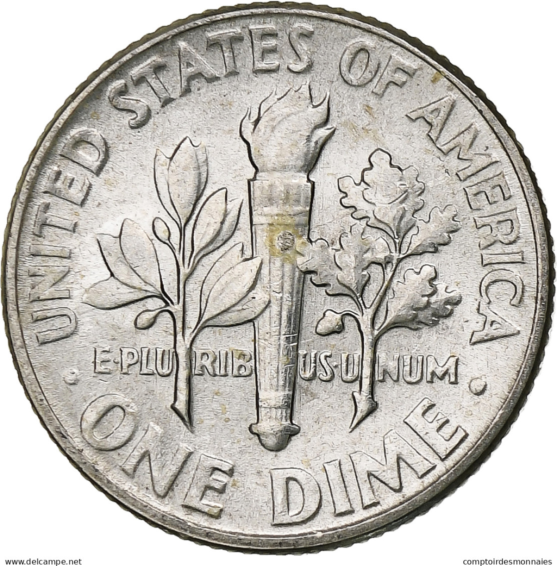 États-Unis, Dime, Roosevelt Dime, 1955, U.S. Mint, BU, Argent, SPL, KM:195 - 1946-...: Roosevelt