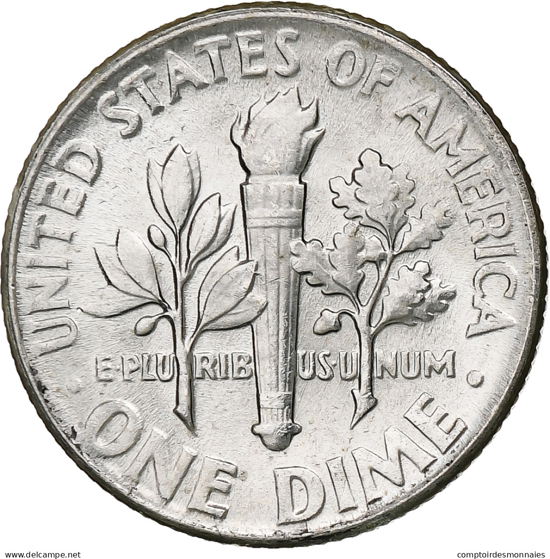 États-Unis, Dime, Roosevelt Dime, 1955, U.S. Mint, BU, Argent, SPL, KM:195 - 1946-...: Roosevelt