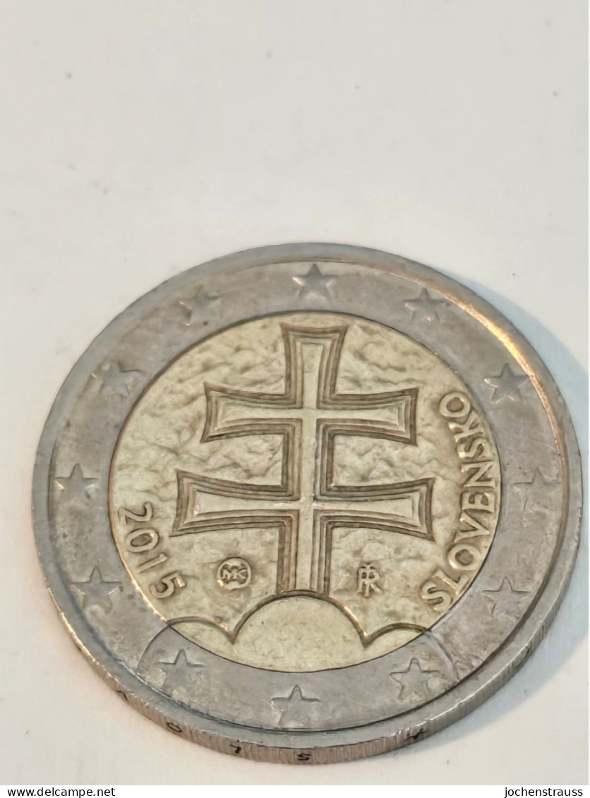 .Sehr Seltene 2 Euro Münze Slovensko 2015 - Andere - Europa