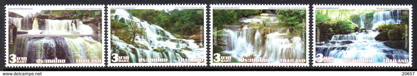 Thailand Thailande 2369/72 Cascades - Agua