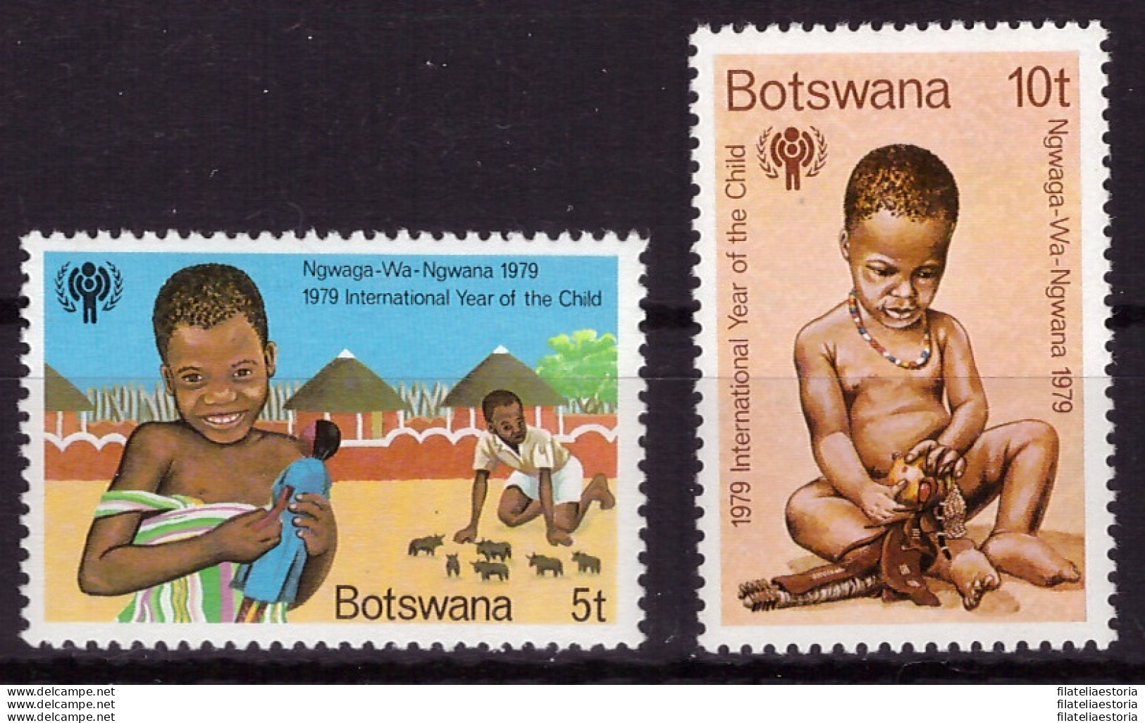 Botswana 1979 - MNH ** - Enfance - Michel Nr. 237-238 Série Complète (09-004) - Botswana (1966-...)