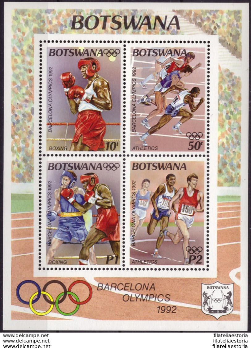 Botswana 1992 - MNH ** - Jeux Olympiques, Barcelone - Michel Nr. Bloc 25 (09-012) - Botswana (1966-...)