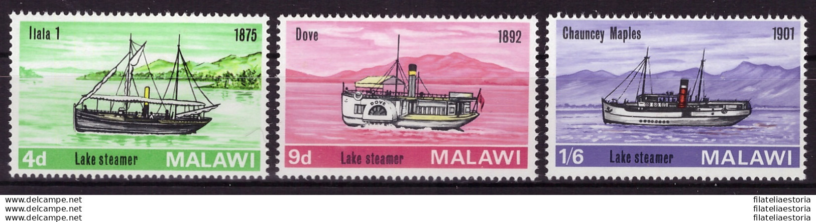 Malawi 1967 - MNH ** - Bateaux - Michel Nr. 64-66 (09-053) - Malawi (1964-...)