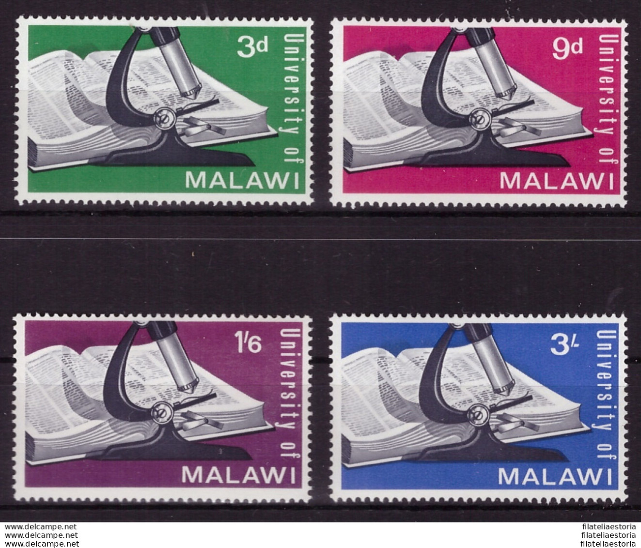 Malawi 1965 - MNH ** - Universités - Michel Nr. 33-36 Série Complète (09-051) - Malawi (1964-...)