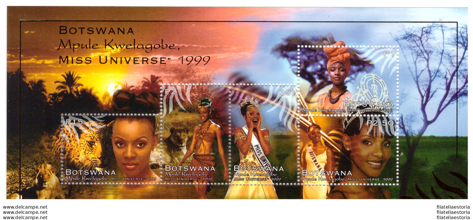 Botswana 1999 - MNH ** - Miss Univers - Michel Nr. Bloc 31 (09-016) - Botswana (1966-...)