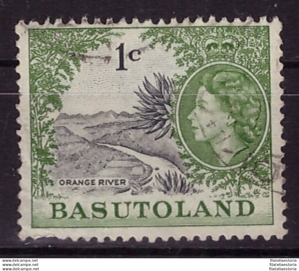 Basutoland 1962 - Oblitéré - Reine Elizabeth II - Motifs Du Pays - Michel Nr. 73 (09-032) - 1933-1964 Crown Colony