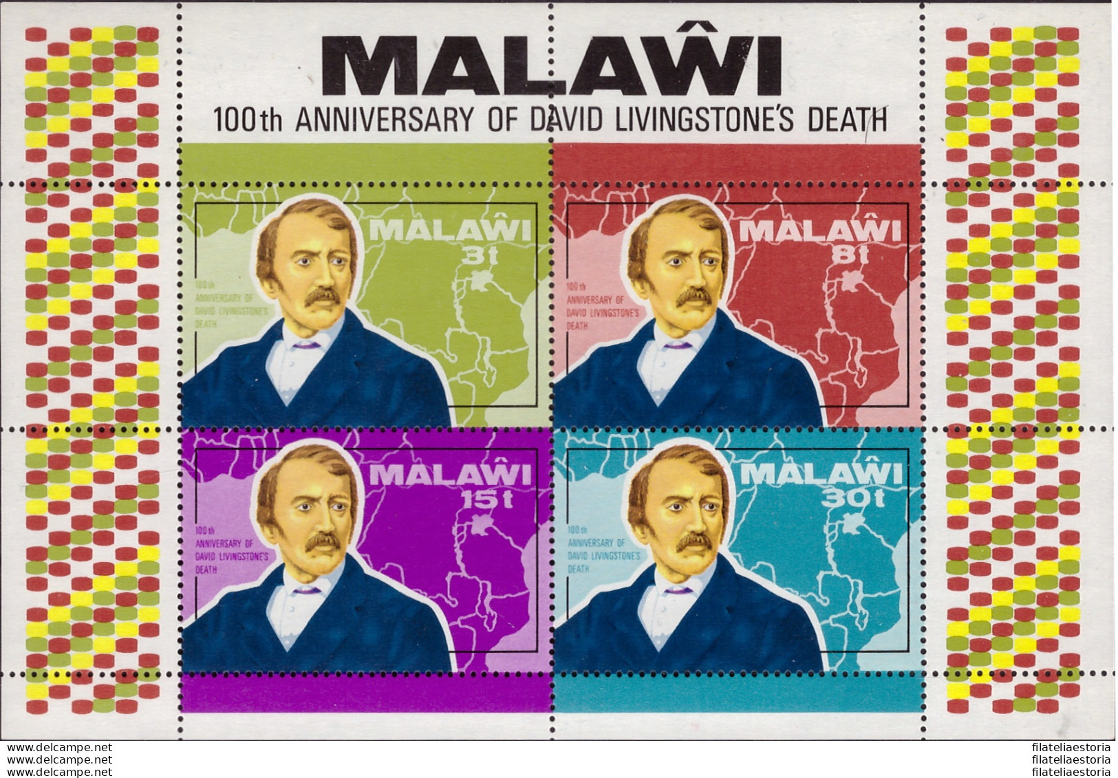 Malawi 1973 - MNH ** - David Livingstone - Michel Nr. Bloc 31 (09-066) - Malawi (1964-...)