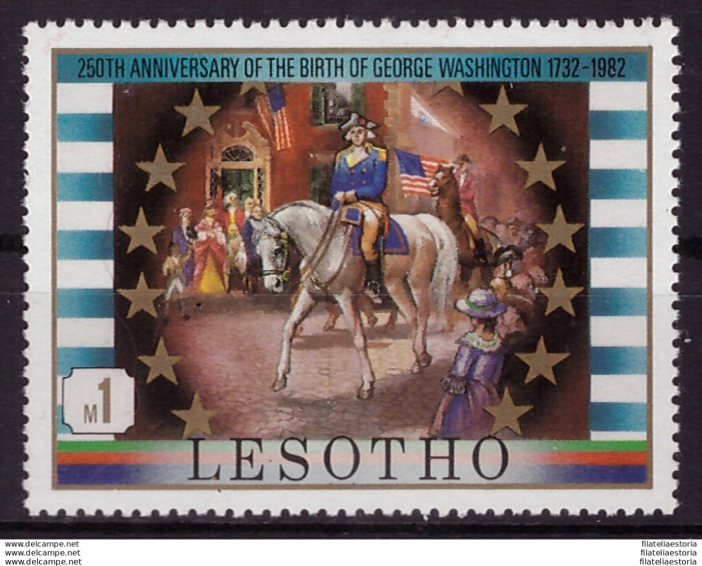 Lesotho 1982 - MNH ** - George Washington - Michel Nr. 391 (09-037) - Lesotho (1966-...)