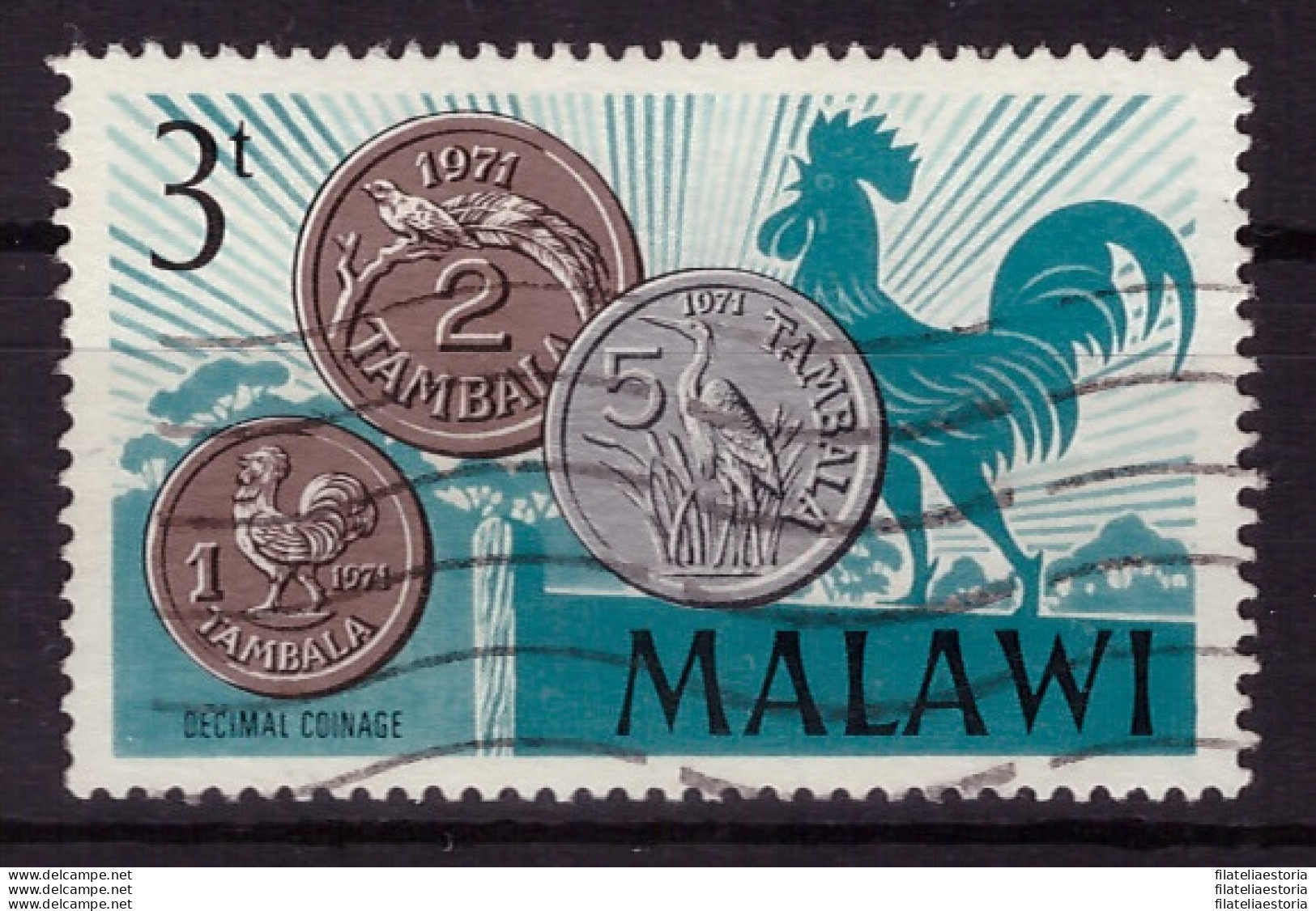 Malawi 1971 - Oblitéré - Pièces De Monnaie - Michel Nr. 144 (09-080) - Malawi (1964-...)