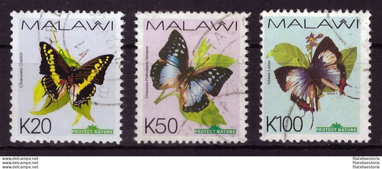 Malawi 2007 - Oblitéré - Papillons - Michel Nr. 787 789 792 (09-111) - Malawi (1964-...)