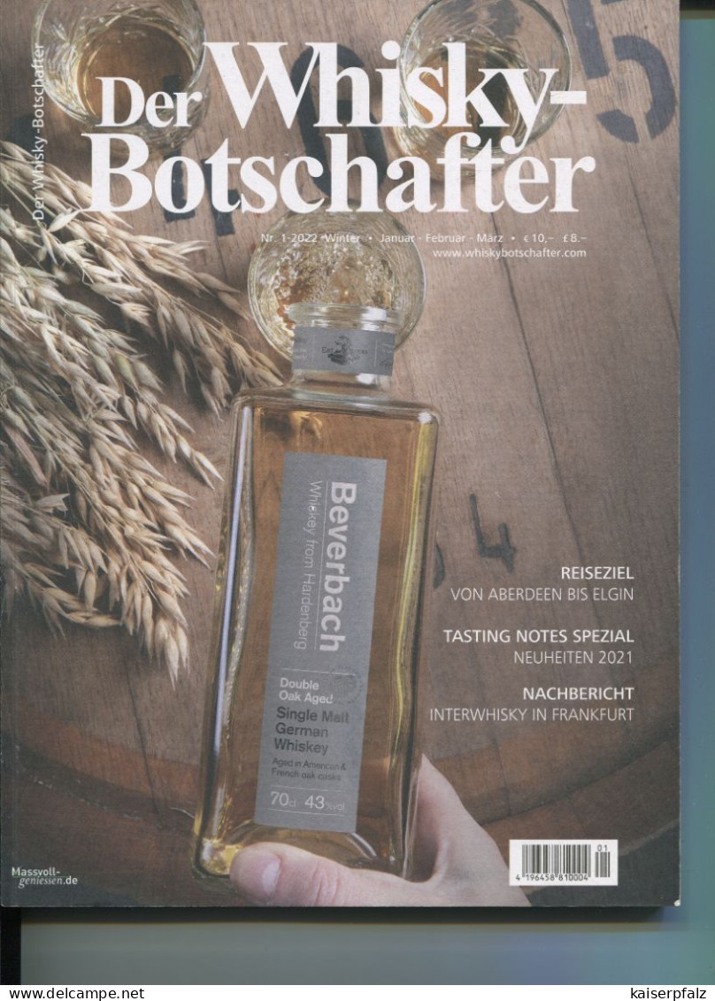 Der Whisky-Botschafter 1-2022 Winter - Januar - Februar - März - Eten & Drinken