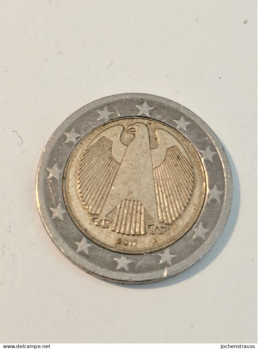 2 Euro Münze Deutschland 2011. Fehlprägung - Andere - Europa