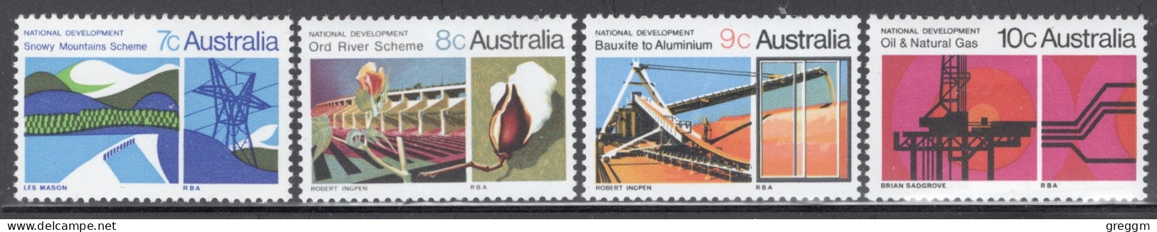 Australia 1970 Queen Elizabeth Set National Development In Unmounted Mint. - Nuovi